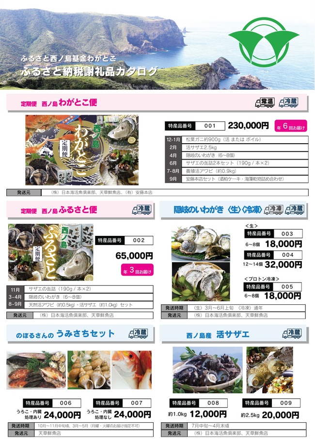 【HP掲載用】西ノ島ふるさと納税カタログ_202511(修正)_ページ_1